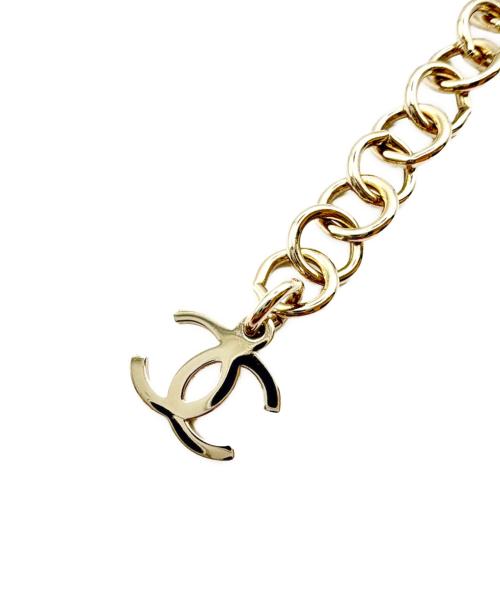 CHANEL（シャネル）CHANEL (シャネル) Ribbon motif necklace/リボンモチーフネックレス/ABH584 B22434 U4561 シャンパンゴールドの古着・服飾アイテム