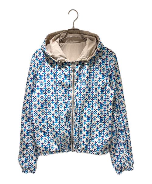 LOUIS VUITTON（ルイ ヴィトン）LOUIS VUITTON (ルイ ヴィトン) リバーシブル ウインドブレーカー/1AJUVX ベージュ×マルチカラー サイズ:44の古着・服飾アイテム