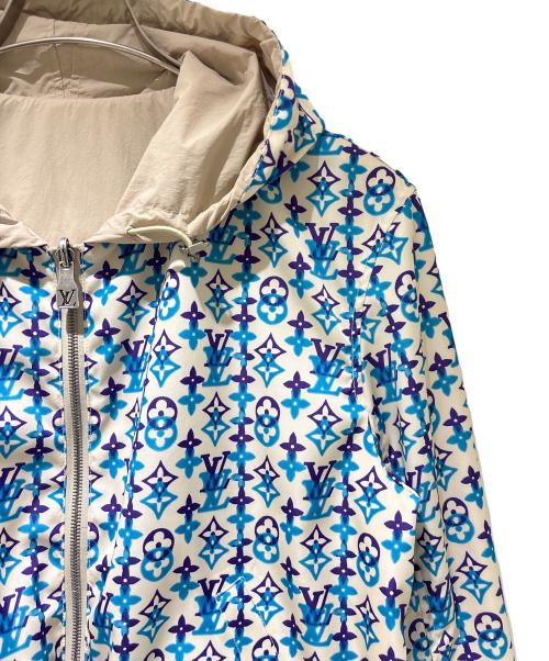 LOUIS VUITTON（ルイ ヴィトン）LOUIS VUITTON (ルイ ヴィトン) リバーシブル ウインドブレーカー/1AJUVX ベージュ×マルチカラー サイズ:44の古着・服飾アイテム