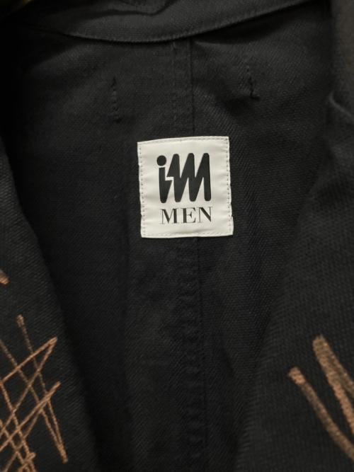 ISSEY MIYAKE MEN（イッセイミヤケメン）ISSEY MIYAKE MEN (イッセイミヤケメン) スケッチデザインジャンプスーツ ブラック×ブラウン サイズ:3の古着・服飾アイテム