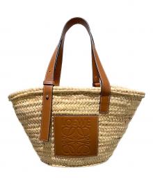 LOEWE（ロエベ）の古着「アナグラムバスケットバッグ ミディアム」｜ベージュ