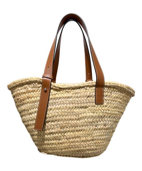 LOEWE（ロエベ）LOEWE (ロエベ) アナグラムバスケットバッグ ミディアム ベージュ サイズ:ミディアムの古着・服飾アイテム