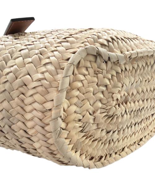 LOEWE（ロエベ）LOEWE (ロエベ) アナグラムバスケットバッグ ミディアム ベージュ サイズ:ミディアムの古着・服飾アイテム