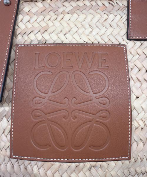 LOEWE（ロエベ）LOEWE (ロエベ) アナグラムバスケットバッグ ミディアム ベージュ サイズ:ミディアムの古着・服飾アイテム