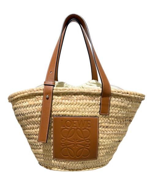 LOEWE（ロエベ）LOEWE (ロエベ) アナグラムバスケットバッグ ミディアム ベージュ サイズ:ミディアムの古着・服飾アイテム