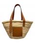 LOEWE（ロエベ）の古着「アナグラムバスケットバッグ ミディアム」｜ベージュ