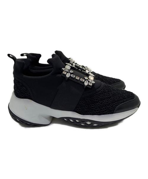 Roger Vivier（ロジェ ヴィヴィエ）Roger Vivier (ロジェ ヴィヴィエ) ヴィヴ ラン スニーカー/RVW50624180KOTB999 ブラック サイズ:39　1/2の古着・服飾アイテム