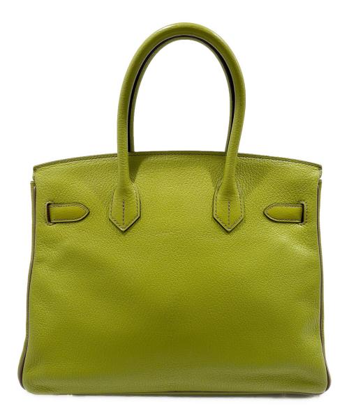 HERMES（エルメス）HERMES (エルメス) バーキン30ヴェルソ/Birkin 30Verso/パーソナルオーダー/マットゴールド金具/□O刻印 グリーン系 サイズ:30の古着・服飾アイテム