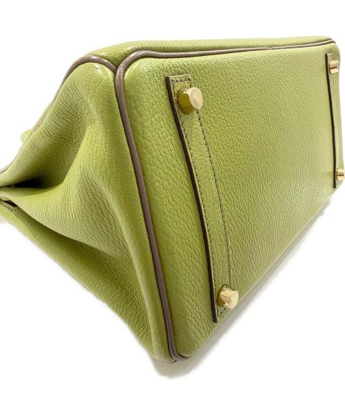 HERMES（エルメス）HERMES (エルメス) バーキン30ヴェルソ/Birkin 30Verso/パーソナルオーダー/マットゴールド金具/□O刻印 グリーン系 サイズ:30の古着・服飾アイテム