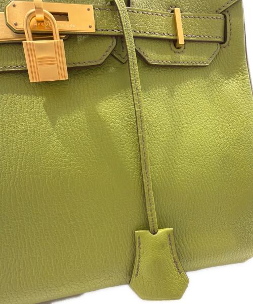 HERMES（エルメス）HERMES (エルメス) バーキン30ヴェルソ/Birkin 30Verso/パーソナルオーダー/マットゴールド金具/□O刻印 グリーン系 サイズ:30の古着・服飾アイテム