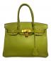 HERMES（エルメス）の古着「バーキン30ヴェルソ/Birkin 30Verso/パーソナルオーダー/マットゴールド金具/□O刻印」｜グリーン系