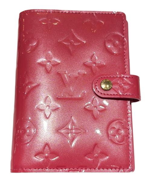 LOUIS VUITTON（ルイ ヴィトン）LOUIS VUITTON (ルイ ヴィトン) モノグラム・ヴェルニ/手帳カバー ピンクの古着・服飾アイテム