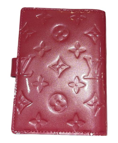 LOUIS VUITTON（ルイ ヴィトン）LOUIS VUITTON (ルイ ヴィトン) モノグラム・ヴェルニ/手帳カバー ピンクの古着・服飾アイテム