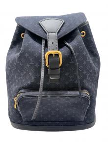 LOUIS VUITTON（ルイ ヴィトン）の古着「ミニ モンスリGM/Monogram Mini Montsouris GM」｜ネイビー