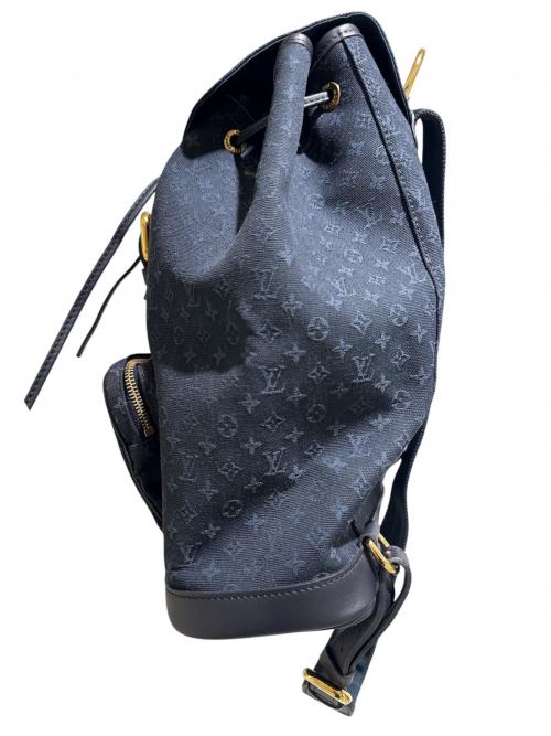 LOUIS VUITTON（ルイ ヴィトン）LOUIS VUITTON (ルイ ヴィトン) ミニ モンスリGM/Monogram Mini Montsouris GM ネイビー サイズ:GMの古着・服飾アイテム