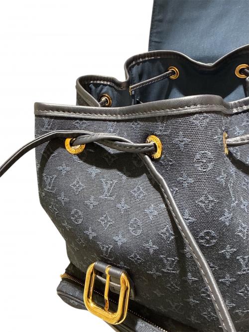 LOUIS VUITTON（ルイ ヴィトン）LOUIS VUITTON (ルイ ヴィトン) ミニ モンスリGM/Monogram Mini Montsouris GM ネイビー サイズ:GMの古着・服飾アイテム