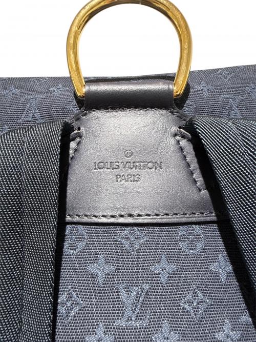 LOUIS VUITTON（ルイ ヴィトン）LOUIS VUITTON (ルイ ヴィトン) ミニ モンスリGM/Monogram Mini Montsouris GM ネイビー サイズ:GMの古着・服飾アイテム