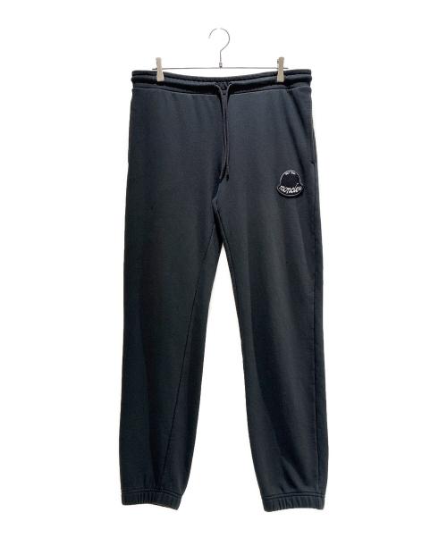 MONCLER（モンクレール）MONCLER (モンクレール) SWEAT BOTTOMS/Logo Patch Sweatpants/ロゴワッペン スウェットパンツ/K20918H00005 ブラック サイズ:XLの古着・服飾アイテム