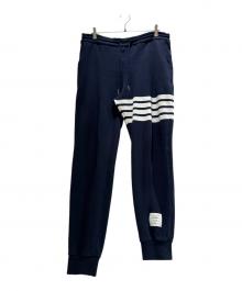 Thom Browne（トムブラウン）の古着「4BAR クラシックスウェットパンツクラシック ループバック 4-BAR スウェットパンツ/MJQ008H-00535461」｜ネイビー