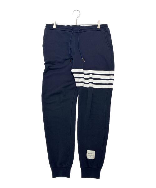 Thom Browne（トムブラウン）Thom Browne (トムブラウン) 4BAR クラシックスウェットパンツクラシック ループバック 4-BAR スウェットパンツ/MJQ008H-00535461 ネイビー サイズ:4の古着・服飾アイテム