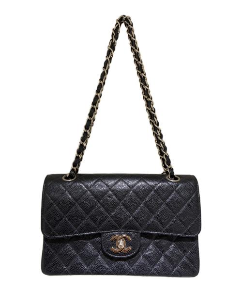CHANEL（シャネル）CHANEL (シャネル) マトラッセ23Wフラップチェーンショルダーバッグ/Classic Flap Bag Small ブラック サイズ:23の古着・服飾アイテム