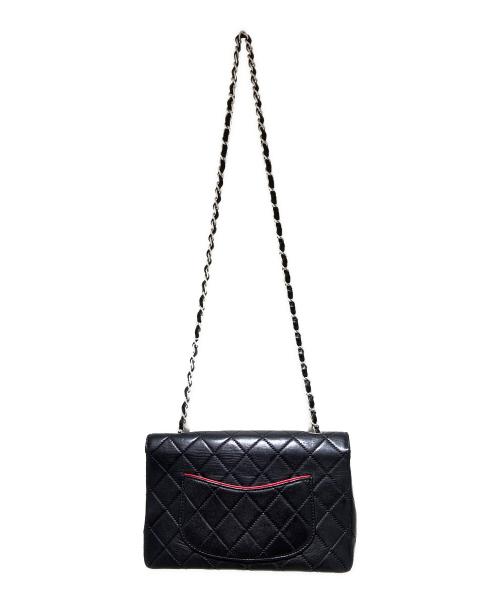 CHANEL（シャネル）CHANEL (シャネル) Matelassé 25 Bi-color Chain Shoulder Bag/マトラッセ25 バイカラーチェーンショルダーバッグ ブラック×レッド サイズ:25の古着・服飾アイテム