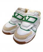 VALENTINO GARAVANIヴァレンティノ・ガラヴァーニ）の古着「Joie De Jouer Low-Top Sneakers/Joie De Jouer ローカットスニーカー/VL7Y2S0L36CJJ」｜ホワイト×グリーン