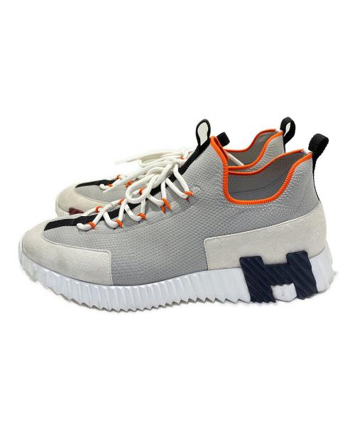 HERMES（エルメス）HERMES (エルメス) リフトスリッポン ライトグレー サイズ:43の古着・服飾アイテム