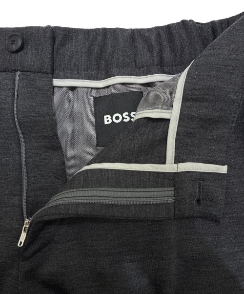 HUGO BOSS（ヒューゴ ボス）HUGO BOSS (ヒューゴ ボス) ウールイージーパンツ グレー サイズ:52の古着・服飾アイテム