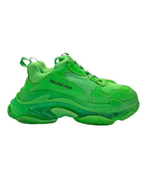 BALENCIAGA（バレンシアガ）BALENCIAGA (バレンシアガ) tripleS/トリプルS/541624 黄緑 サイズ:41の古着・服飾アイテム