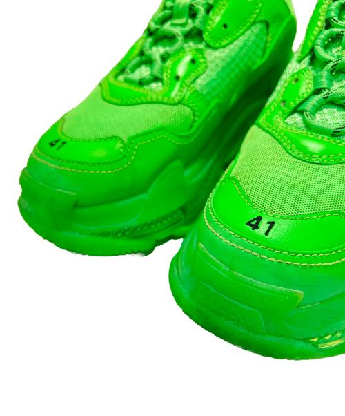 BALENCIAGA（バレンシアガ）BALENCIAGA (バレンシアガ) tripleS/トリプルS/541624 黄緑 サイズ:41の古着・服飾アイテム