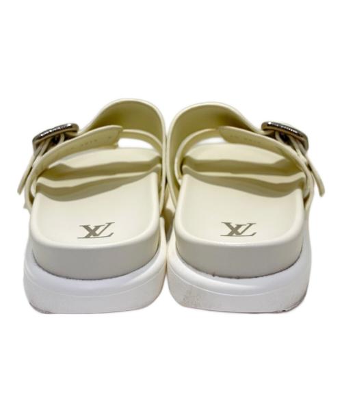 LOUIS VUITTON（ルイ ヴィトン）LOUIS VUITTON (ルイ ヴィトン) LV Venice Mules/LV ヴェニス ミュール/1AHSIX ホワイト サイズ:8の古着・服飾アイテム