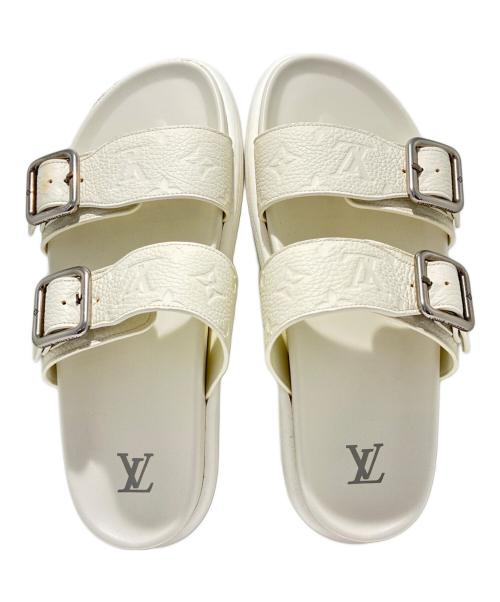 LOUIS VUITTON（ルイ ヴィトン）LOUIS VUITTON (ルイ ヴィトン) LV Venice Mules/LV ヴェニス ミュール/1AHSIX ホワイト サイズ:8の古着・服飾アイテム