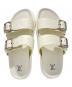 中古・古着 LOUIS VUITTON (ルイ ヴィトン) LV Venice Mules/LV ヴェニス ミュール/1AHSIX ホワイト サイズ:8：50000円