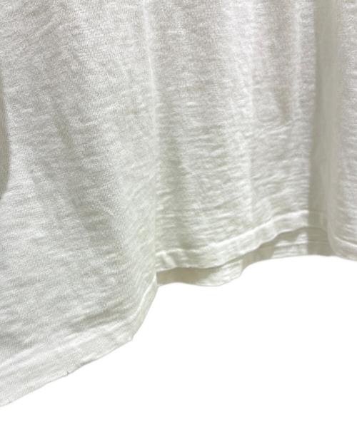 Dior（ディオール）Dior (ディオール) ダメージ加工半袖フロントロゴカットソー/583J696A0849 ホワイト サイズ:XLの古着・服飾アイテム