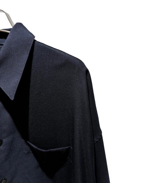 MARNI（マルニ）MARNI (マルニ) ウールトロピカルシャツ ネイビー サイズ:48の古着・服飾アイテム