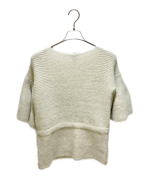 LOUIS VUITTON（ルイ ヴィトン）LOUIS VUITTON (ルイ ヴィトン) ウエスト紐付きローゲージニット アイボリー サイズ:XSの古着・服飾アイテム