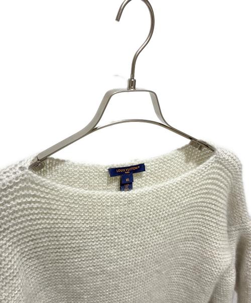 LOUIS VUITTON（ルイ ヴィトン）LOUIS VUITTON (ルイ ヴィトン) ウエスト紐付きローゲージニット アイボリー サイズ:XSの古着・服飾アイテム