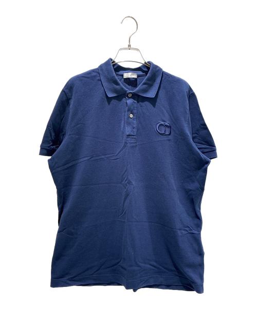 Dior（ディオール）Dior (ディオール) CD Logo Polo Shirt/CDロゴポロシャツ/013J800A0373 ネイビー サイズ:XLの古着・服飾アイテム