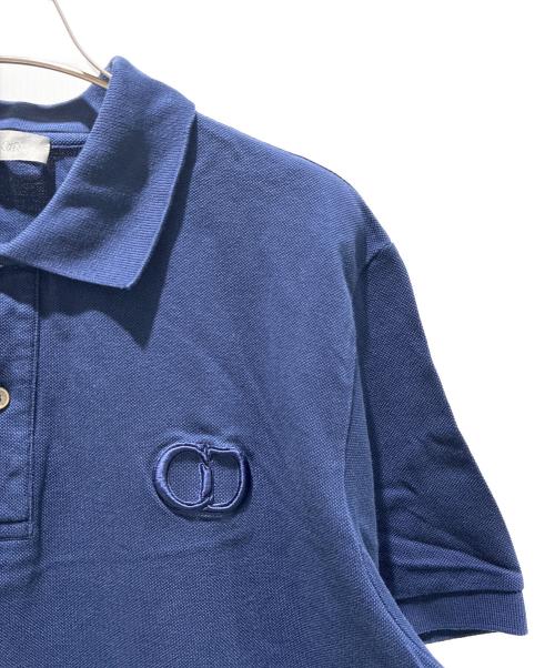 Dior（ディオール）Dior (ディオール) CD Logo Polo Shirt/CDロゴポロシャツ/013J800A0373 ネイビー サイズ:XLの古着・服飾アイテム