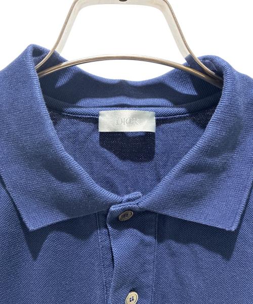 Dior（ディオール）Dior (ディオール) CD Logo Polo Shirt/CDロゴポロシャツ/013J800A0373 ネイビー サイズ:XLの古着・服飾アイテム