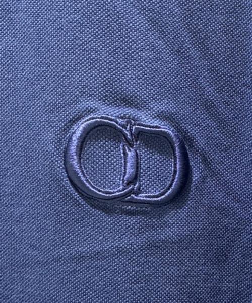 Dior（ディオール）Dior (ディオール) CD Logo Polo Shirt/CDロゴポロシャツ/013J800A0373 ネイビー サイズ:XLの古着・服飾アイテム