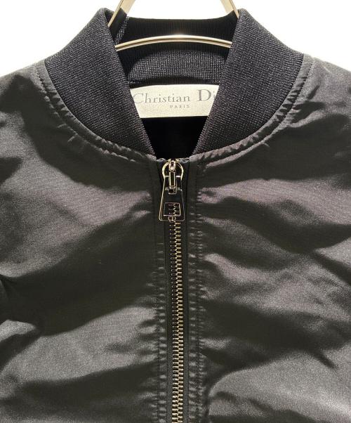 Christian Dior（クリスチャン ディオール）Christian Dior (クリスチャン ディオール) Short Bomber Jacket/ショートボンバージャケット/517C83A6540 ブラック サイズ:F36の古着・服飾アイテム