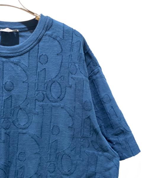 Dior（ディオール）Dior (ディオール) Oblique Logo T-Shirt/オブリークロゴTシャツ/593J696U3012 ネイビー サイズ:Lの古着・服飾アイテム