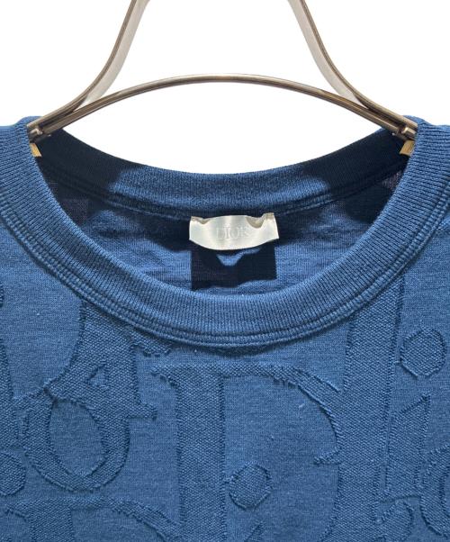 Dior（ディオール）Dior (ディオール) Oblique Logo T-Shirt/オブリークロゴTシャツ/593J696U3012 ネイビー サイズ:Lの古着・服飾アイテム