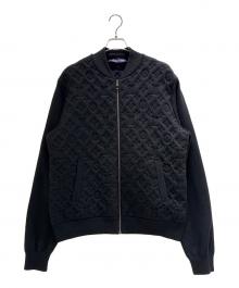 LOUIS VUITTON（ルイ ヴィトン）の古着「モノグラムパデッドウールブレンドボンバー」｜ブラック