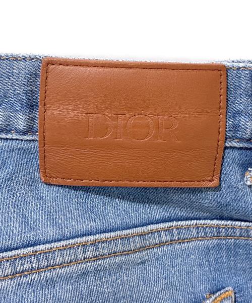 Dior（ディオール）Dior (ディオール) テーパードデニムパンツ ライトブルー サイズ:34の古着・服飾アイテム
