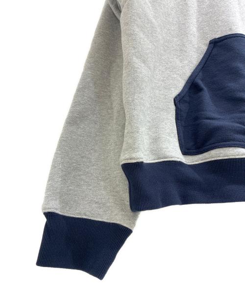 Dior（ディオール）Dior (ディオール) バイカラースウェット ライトグレー×ネイビー サイズ:XLの古着・服飾アイテム