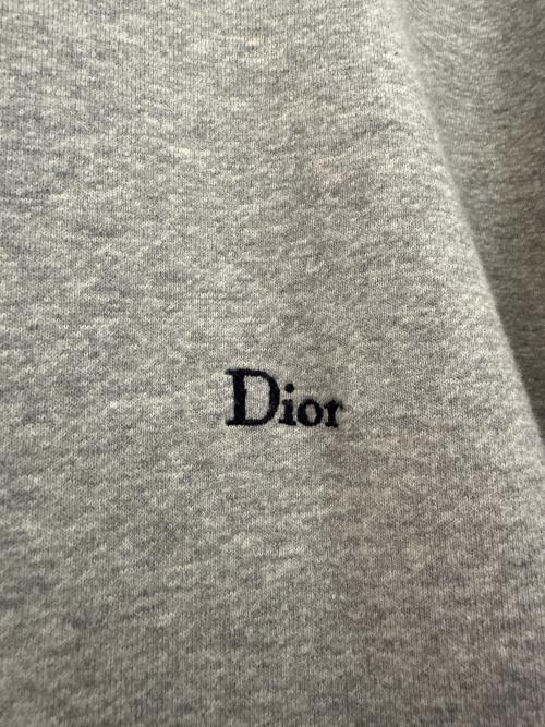Dior（ディオール）Dior (ディオール) バイカラースウェット ライトグレー×ネイビー サイズ:XLの古着・服飾アイテム