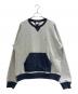 Dior（ディオール）の古着「バイカラースウェット」｜ライトグレー×ネイビー
